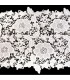 Vyšívaná čipka 360 mm