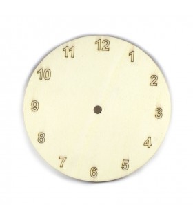 Drevený základ na hodiny okrúhly ARABSKÉ číslice