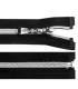 Špirálový zips šírka 7 mm dĺžka 75 cm deliteľný